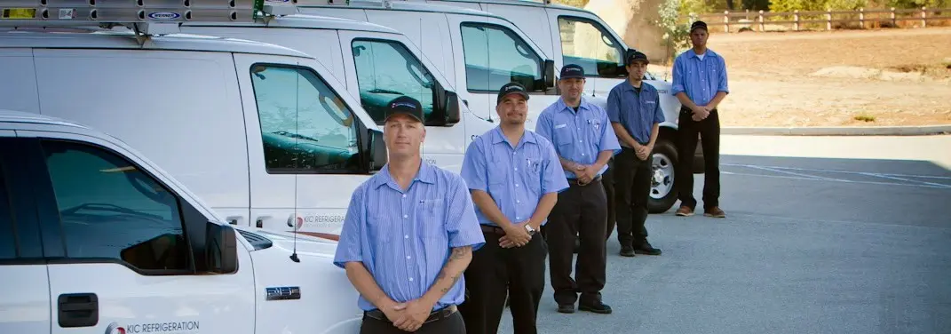 KIC Refrigeration crew ready for Heat Pump Installation jobs across Jurupa Valley